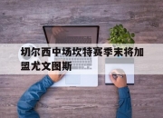 开云体育官方入口-切尔西中场坎特赛季末将加盟尤文图斯