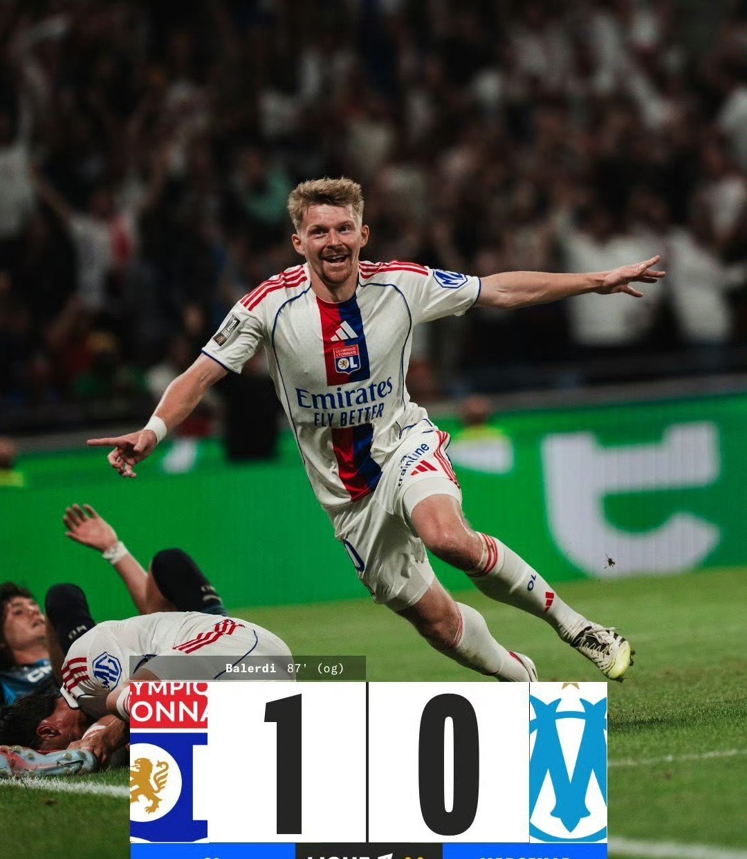 里昂主场大胜里尔，领跑法甲积分榜的简单介绍